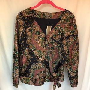 Point Sur J Crew - Silk Blouse with Side Tie (BUY 3 GET 1 FREE!)*